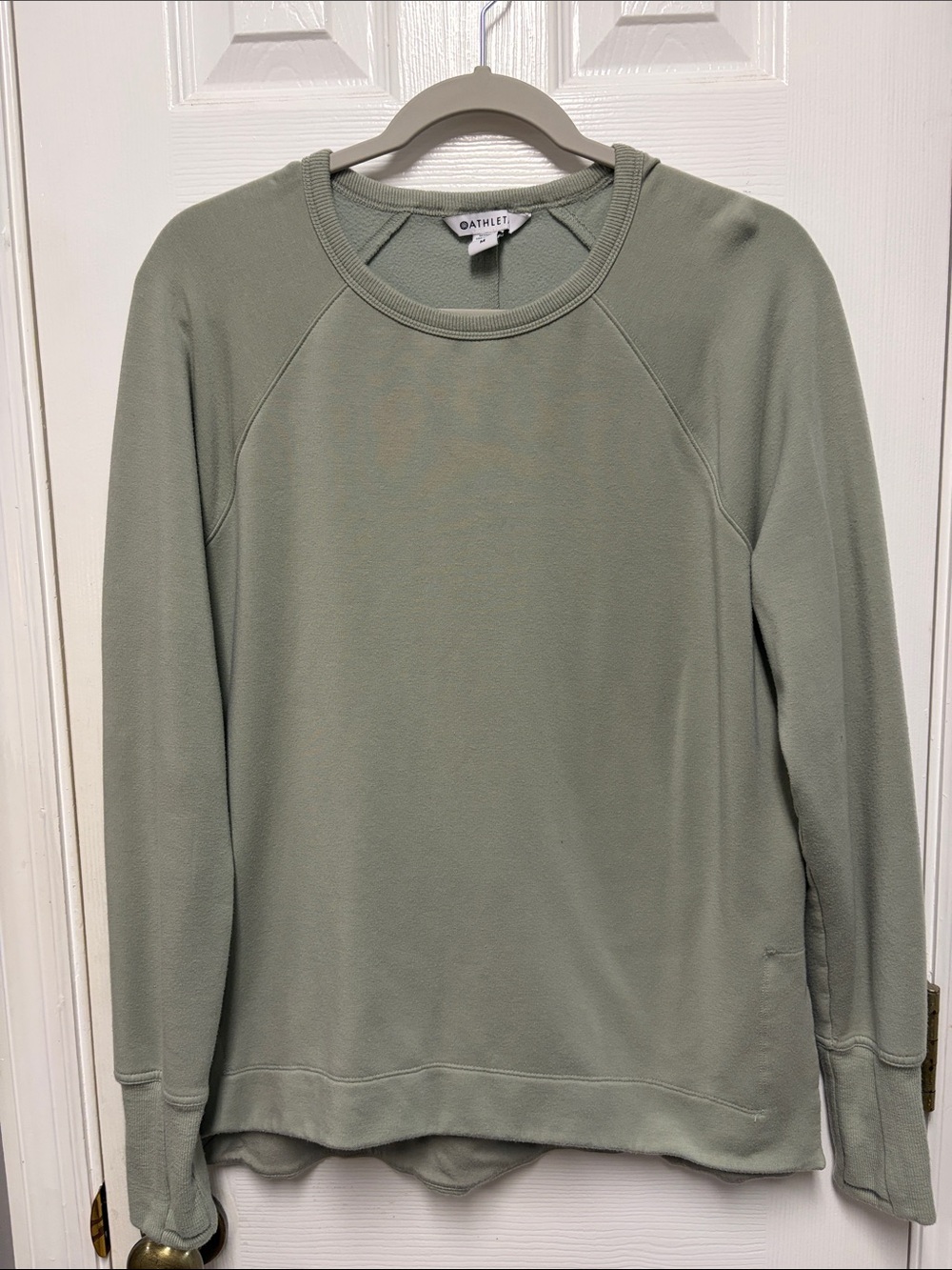 Athleta Sage Green Crewneck Sweatshirt